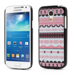 Rakstains apvalks - rozs (Galaxy S4 mini)