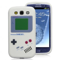 „Gameboy“ apvalks - balts (Galaxy S3)
