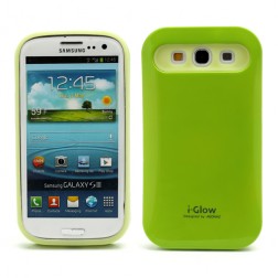 „i-Glow“ apvalks - zaļš (Galaxy S3)