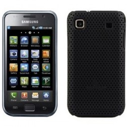 Tīkliņa formas apvalks - melns (Galaxy S)