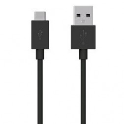 „Sony“ USB Type-C vads - melns (1 m.)