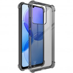 "Imak" pastiprinātas aizsardzības cieta silikona (TPU) apvalks - pelēks (Redmi 13C / 13R 5G / Poco C65 4G / Poco M6 5G)