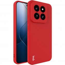 „Imak“ cieta silikona (TPU) apvalks - sarkans (Xiaomi 14 Pro)
