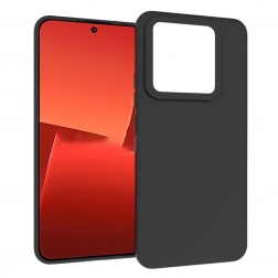 Cieta silikona (TPU) apvalks - melns (Xiaomi 14 Pro)