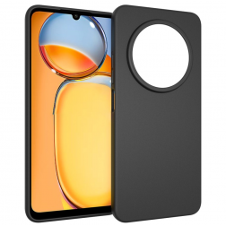 „Xhomet“ Cieta silikona (TPU) apvalks - melns (Redmi 14C 4G / 14R 5G / A4 5G / Poco C75 4G)