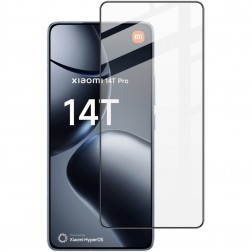 "Imak" Tempered Glass pilnīgi aizsedzams ekrāna aizsargstikls 0.2 mm - melns (Xiaomi 14T / 14T Pro)