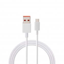 „Xiaomi“ Fast Charge USB Type-C vads - balts (1 m. / 6A)