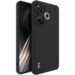 "Imak" cieta silikona (TPU) apvalks - melns (Poco F6 5G)