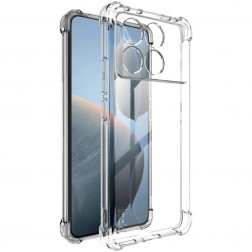„Imak“ pastiprinātas aizsardzības cieta silikona (TPU) vāciņš - dzidrs (Poco X6 Pro 5G / Redmi K70E)