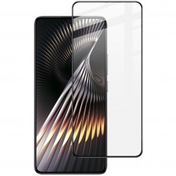 "IMAK" Tempered Glass pilnīgi aizsedzams ekrāna aizsargstikls - melns (Poco X7 Pro 5G / Redmi Turbo 4 5G)