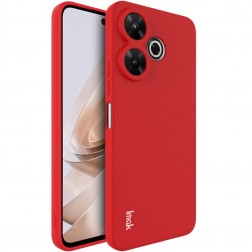 "IMAK" UC-4 cieta silikona (TPU) apvalks - sarkans (Redmi 13 / Poco M6 4G / Redmi Note 13R 5G)