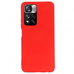 „Shell“ cieta silikona (TPU) apvalks - sarkans (Redmi Note 11 Pro+)