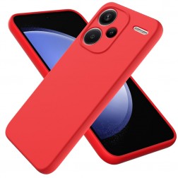 „Shell“ cieta silikona (TPU) apvalks - sarkans (Redmi Note 13 Pro+ 5G)