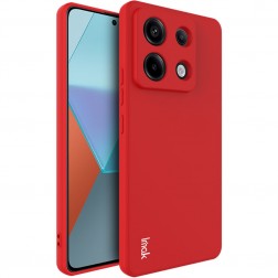 „Imak“ cieta silikona (TPU) apvalks - sarkans (Redmi Note 13 Pro 5G / Poco X6 5G)
