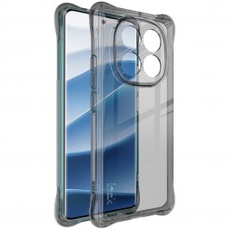 "Imak" pastiprinātas aizsardzības cieta silikona (TPU) airbag apvalks - pelēks (Redmi Note 14 Pro 5G / Note 14 Pro+ 5G / Poco X7 5G)