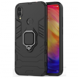 "Mozhi" Kickstand pastiprinātas aizsardzības apvalks - melns (Redmi Note 7)