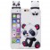 „Squezy“ Panda cieta silikona (TPU) apvalks - balts (iPhone 6 / 6s)