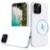 "Shell" MagSafe cieta silikona (TPU) apvalks - balts (iPhone 16 Pro Max)