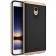„IPAKY“ cieta silikona (TPU) apvalks - melns / rozs (m5 note)