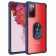 „Fashion“ Kickstand cieta silikona (TPU) apvalks - dzidrs / zils (Galaxy A72)