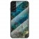 „Marble“ cieta silikona (TPU) apvalks - zils (Galaxy S22+ 5G)