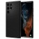 „Spigen“ Liquid Air apvalks - melns (Galaxy S22 Ultra 5G)