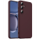 "Shell" MagSafe cieta silikona (TPU) apvalks - bordo (Galaxy S25)