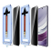 "Leyong" Tempered Glass melns ekrāna aizsargstikls (2 gab.) ar rāmi - privāta (Galaxy S25 Ultra)