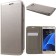 „Smart Wallet“ atvēramais ādas maciņš - zelta (Galaxy S7)