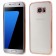 Cieta silikona (TPU) dzidrs apvalks - rozs (Galaxy S7 edge)
