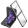 „GKK“ plastmasas dzidrs apvalks - melns (Galaxy Z Flip3)