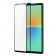 „Dux Ducis“ Tempered Glass pilnīgi aizsedzams ekrāna aizsargstikls 2.5D - melns (Xperia 10 IV)