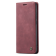 "CaseMe" Retro solīds atvēramais ādas maciņš - bordo (Redmi Note 14 Pro 4G)