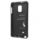 Samsung Galaxy Note Edge Mercury melns cieta silikona (TPU) apvalks