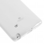Samsung Galaxy Note Edge Mercury balts cieta silikona (TPU) apvalks