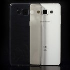 Samsung Galaxy A5 dzidrs (caurspīdīgs) cieta silikona TPU pasaulē planākais pelēks apvalks