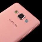 Samsung Galaxy A5 dzidrs (caurspīdīgs) cieta silikona TPU pasaulē planākais sarkans apvalks