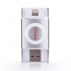 „iDiskk“ Lightning USB 3.0 Flash Drive sudraba 64 Gb atmiņa