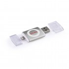 „iDiskk“ Lightning USB 3.0 Flash Drive sudraba 64 Gb atmiņa