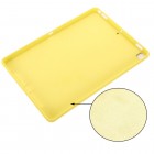 Apple iPad 10.2" (2019, 2020, 2021) „Shell“ cieta silikona (TPU) dzeltens apvalks