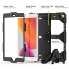 Apple iPad 10.2 (2019) pastiprinātas aizsardzības melns vāciņš