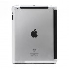 Apple iPad 2 / 3 / 4 plāns atvēramais melns maciņš