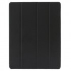 Apple iPad 2 / 3 / 4 plāns atvēramais melns maciņš