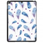 Apple iPad 9.7" 2017 (iPad 9.7" 2018) atvēramais krāsains, balts maciņš 