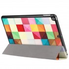 Apple iPad 9.7" 2017 (iPad 9.7" 2018) atvēramais krāsains „Cubes“ maciņš