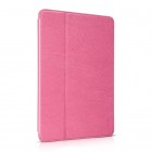Greznais „HOCO“ Retro sērijas ādas atvērams rozs Apple iPad Air 2 futrālis