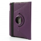 Apple iPad Air atvēramais violets ādas futrālis, grozās 360° grādu apjomā