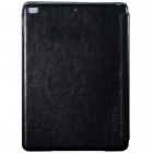 Greznais „HOCO“ Crystal sērijas ādas atvērams melns Apple iPad air futrālis