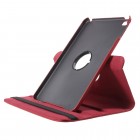 Apple iPad mini 4 (iPad mini 2019) atvēramais sarkans ādas maciņš, grozās 360° grādu apjomā