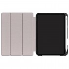 Apple iPad mini 6 2021 „Stylus“ atvēramais bordo ādas maciņš
